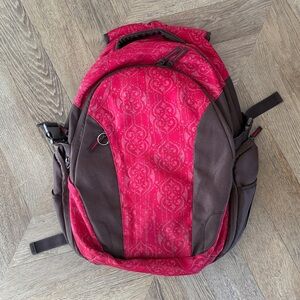 Red backpack